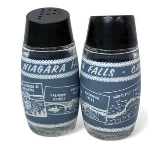 Vintage Niagara Falls Canada Salt Pepper Shaker Set